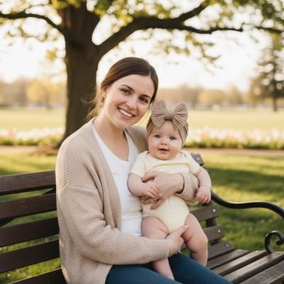 Turban bébé fille | Élégance Confortable bebeloulou