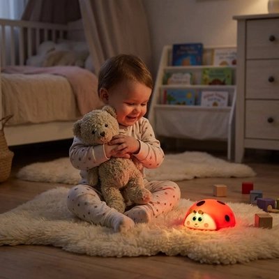Veilleuse bébé Coccinelle 