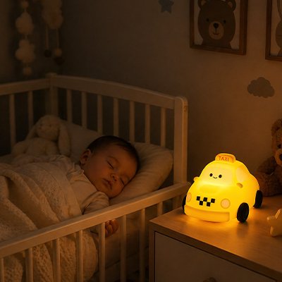 Veilleuse bebe auto enfant dort