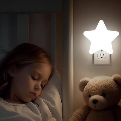 Veilleuse bébé blanche étoile chambre