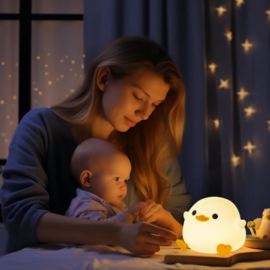 VEILLEUSE BEBE maman enfant