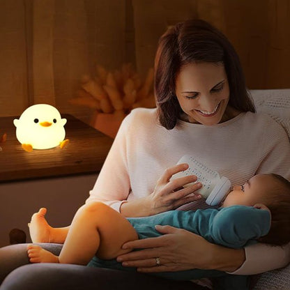 VEILLEUSE BEBE canard maman
