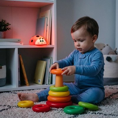 Veilleuse bébé Coccinelle enfant