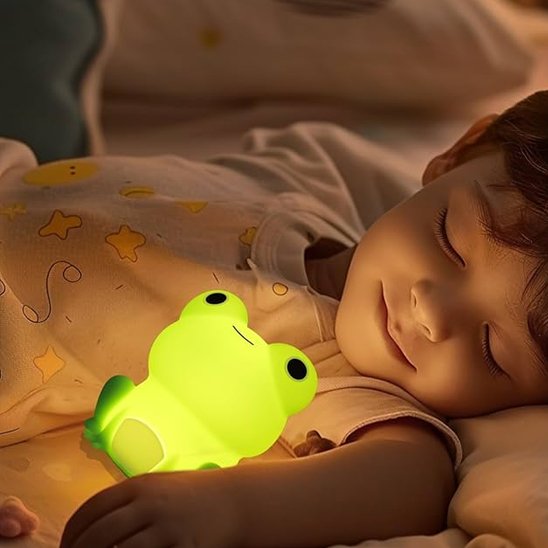 Veilleuse bébé grenouille enfant