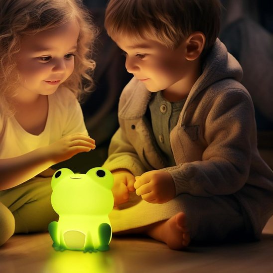 Veilleuse bébé grenouille enfants