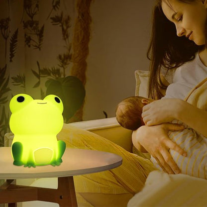 Veilleuse bébé grenouille maman
