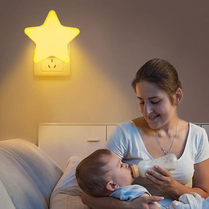 Veilleuse bébé jaune étoile