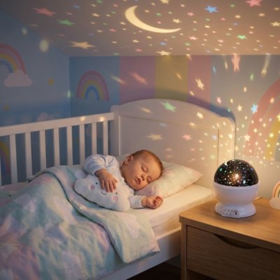 VEILLEUSE PROJECTION BEBE chambre