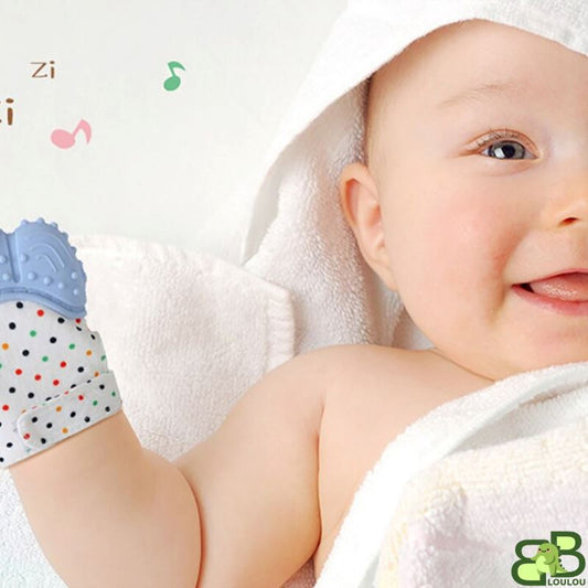 Gant de dentition sonore pour bébé - BabyGlove™ | accessoires - {{ bebe loulou }}